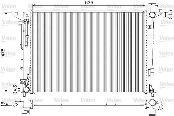Radiator, engine cooling (733213)