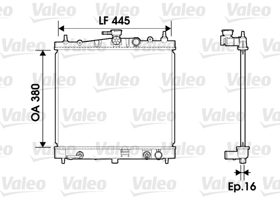 Radiator, engine cooling (734247)