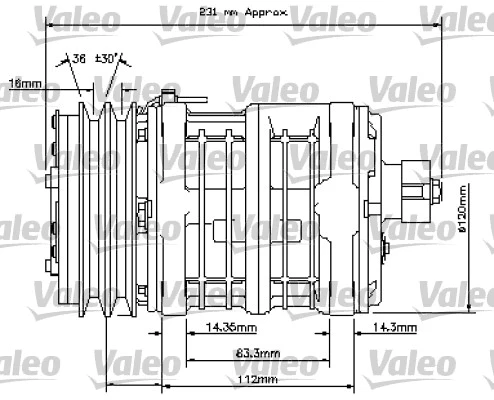 Compressor, air conditioning (815823)
