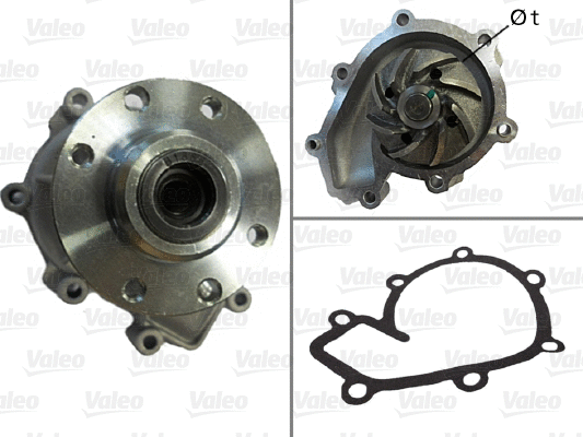 Water Pump, engine cooling (506060)