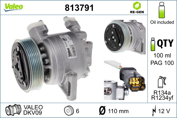 Compressor, air conditioning (813791)