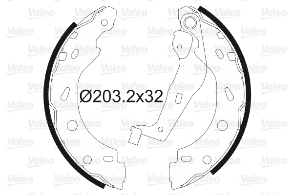 Brake Shoe Set (564013)