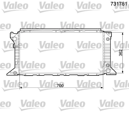 Radiator, engine cooling (731781)