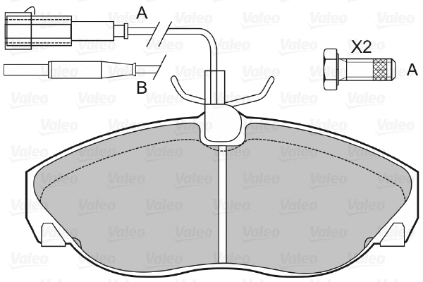 Brake Pad Set, disc brake (598070)