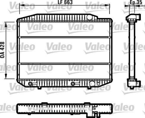 Radiator, engine cooling (819378)