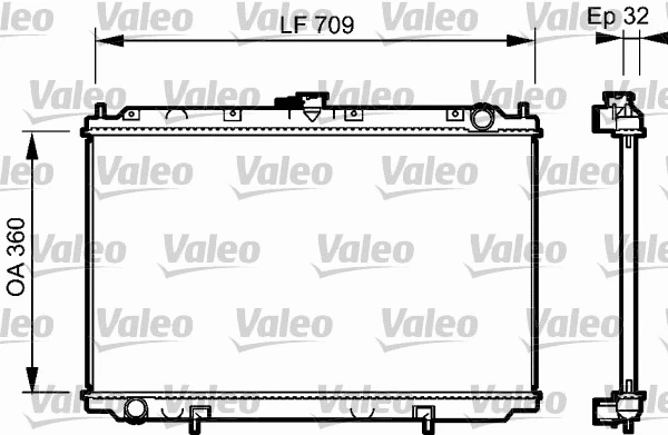 Radiator, engine cooling (732529)