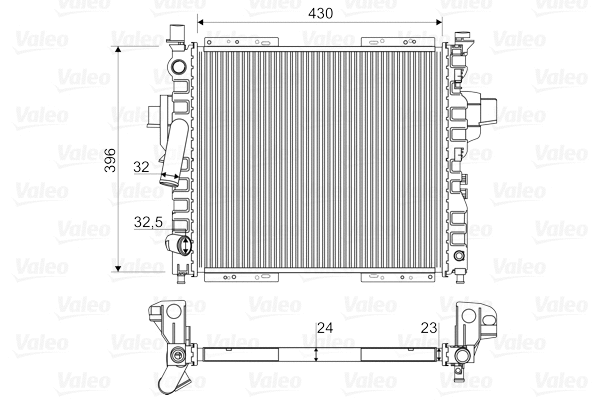 Radiator, engine cooling (730969)