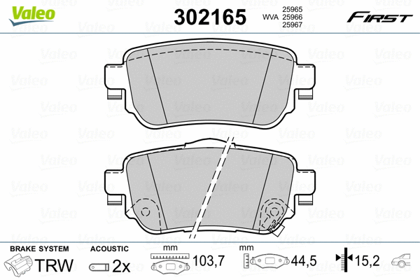 Brake Pad Set, disc brake