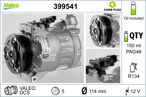 Compressor, air conditioning (399541)