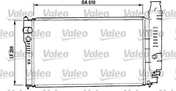 Radiator, engine cooling (810955)
