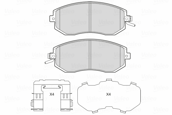 Brake Pad Set, disc brake (601728)