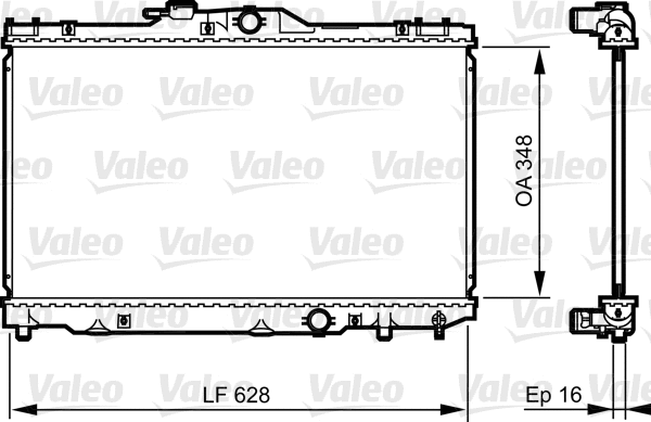 Radiator, engine cooling (735415)