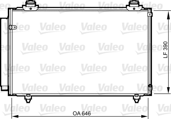 Condenser, air conditioning (814212)