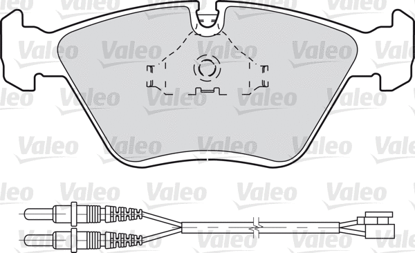 Brake Pad Set, disc brake (598281)