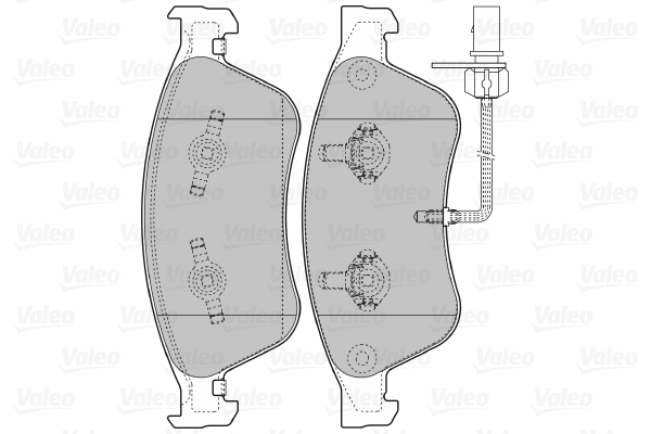 Brake Pad Set, disc brake (598845)