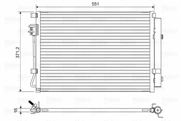 Condenser, air conditioning (822581)