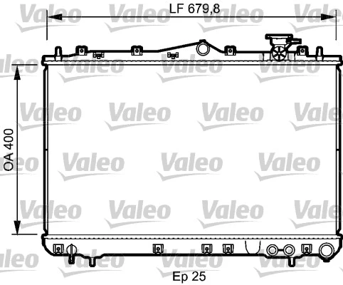 Radiator, engine cooling (732487)