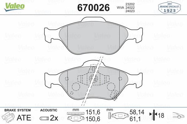 Brake Pad Set, disc brake