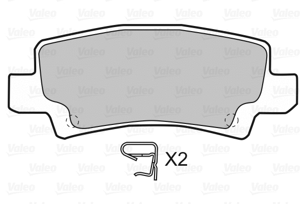 Brake Pad Set, disc brake (598680)