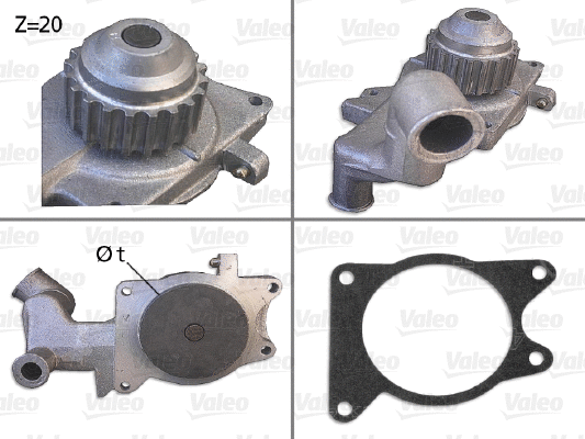 Water Pump, engine cooling (506000)