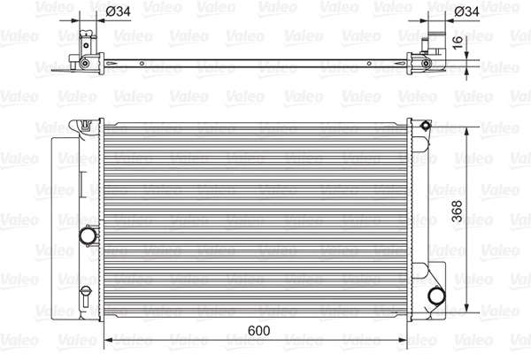 Radiator, engine cooling (701538)