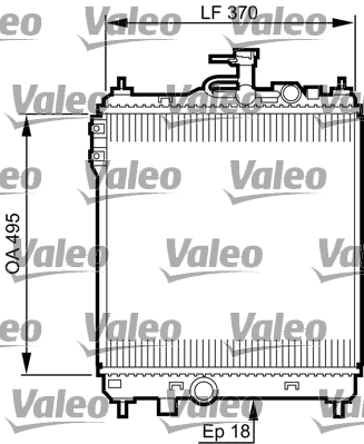 Radiator, engine cooling (734914)