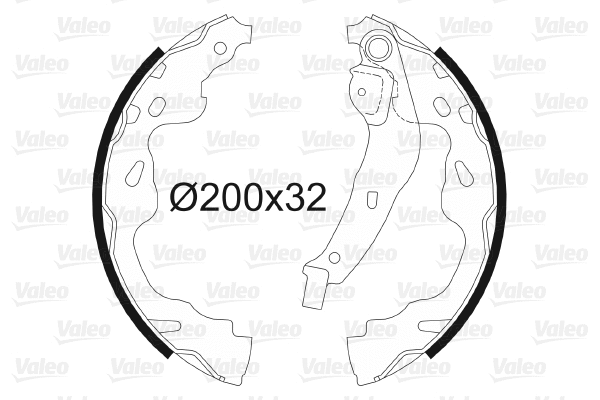 Brake Shoe Set (564075)