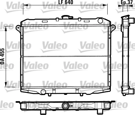 Radiator, engine cooling (731785)