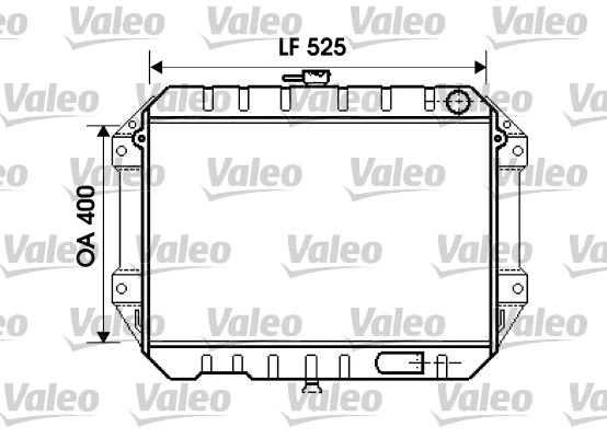 Radiator, engine cooling (734866)