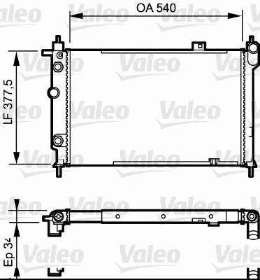 Radiator, engine cooling (730994)