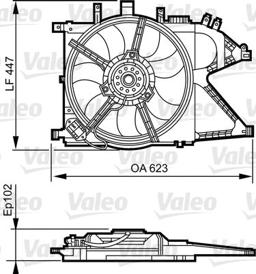 Fan, engine cooling (696383)