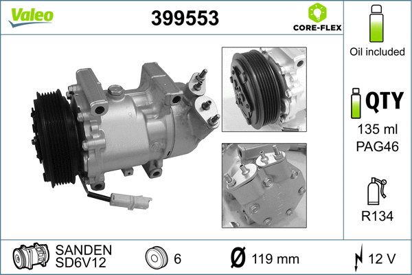 Compressor, air conditioning (399553)