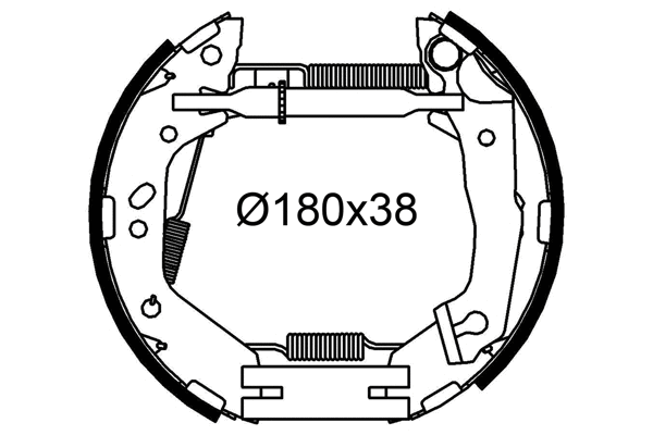 Brake Shoe Set (554954)