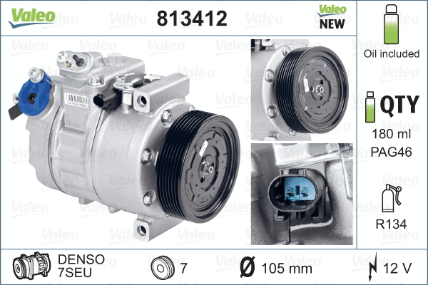 Compressor, air conditioning (813412)