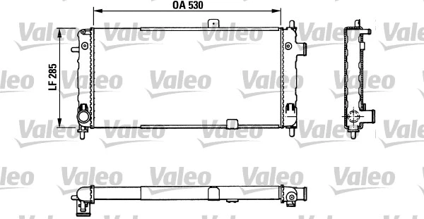 Radiator, engine cooling (883771)