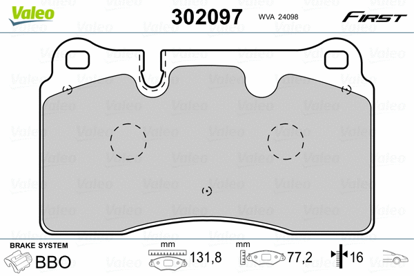 Brake Pad Set, disc brake