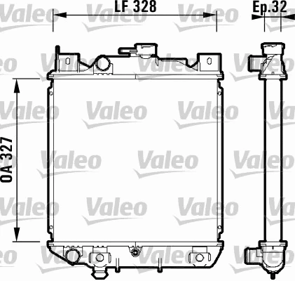 Radiator, engine cooling (734159)