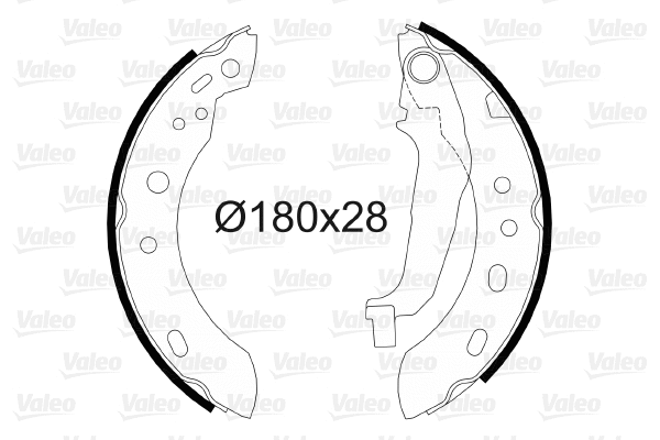 Brake Shoe Set (564041)