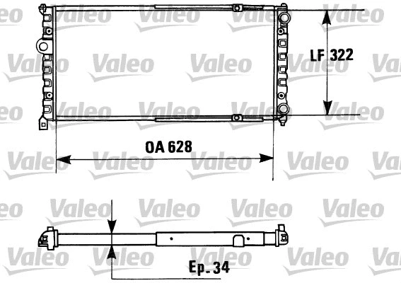 Radiator, engine cooling (730945)