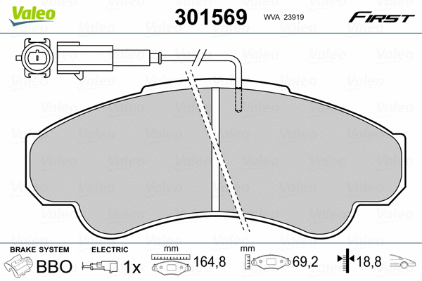 Brake Pad Set, disc brake