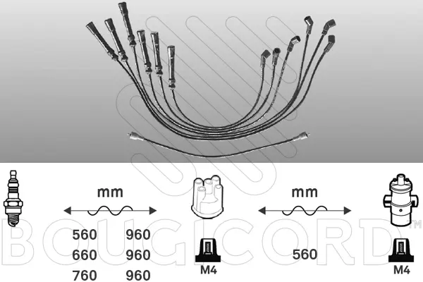 Ignition Cable Kit (4107)