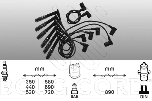 Ignition Cable Kit (9514)