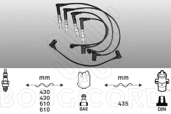 Ignition Cable Kit (7154)