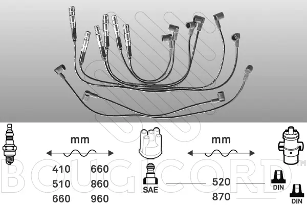 Ignition Cable Kit (7168)