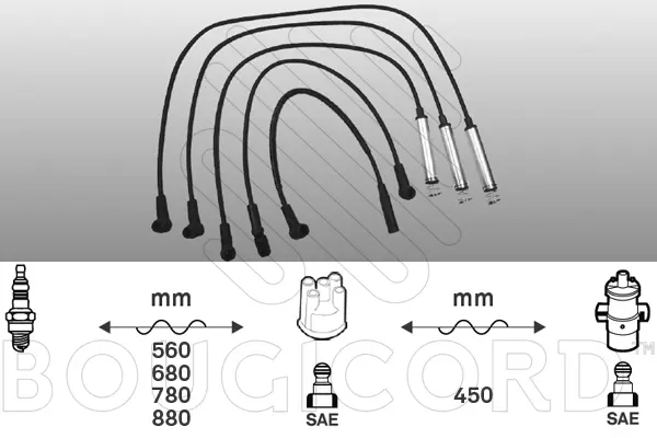 Ignition Cable Kit (4128)