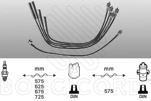 Ignition Cable Kit (7218)