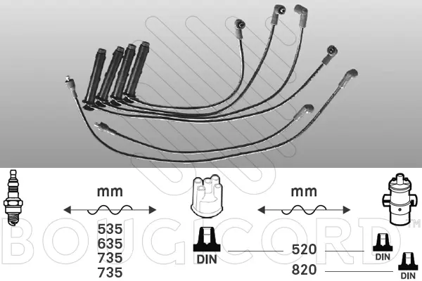 Ignition Cable Kit (7214)