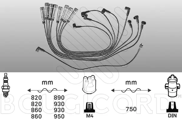 Ignition Cable Kit (7163)