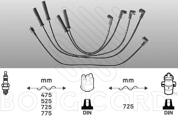 Ignition Cable Kit (7221)