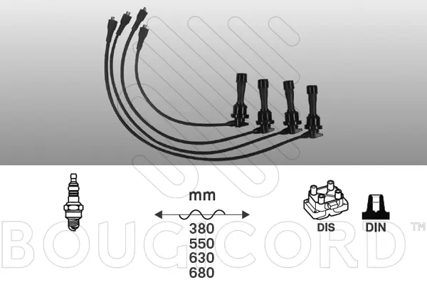 Ignition Cable Kit (7414)